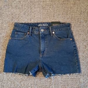 Wild Fable Mom Jean shorts 4/27 New High rise NWT